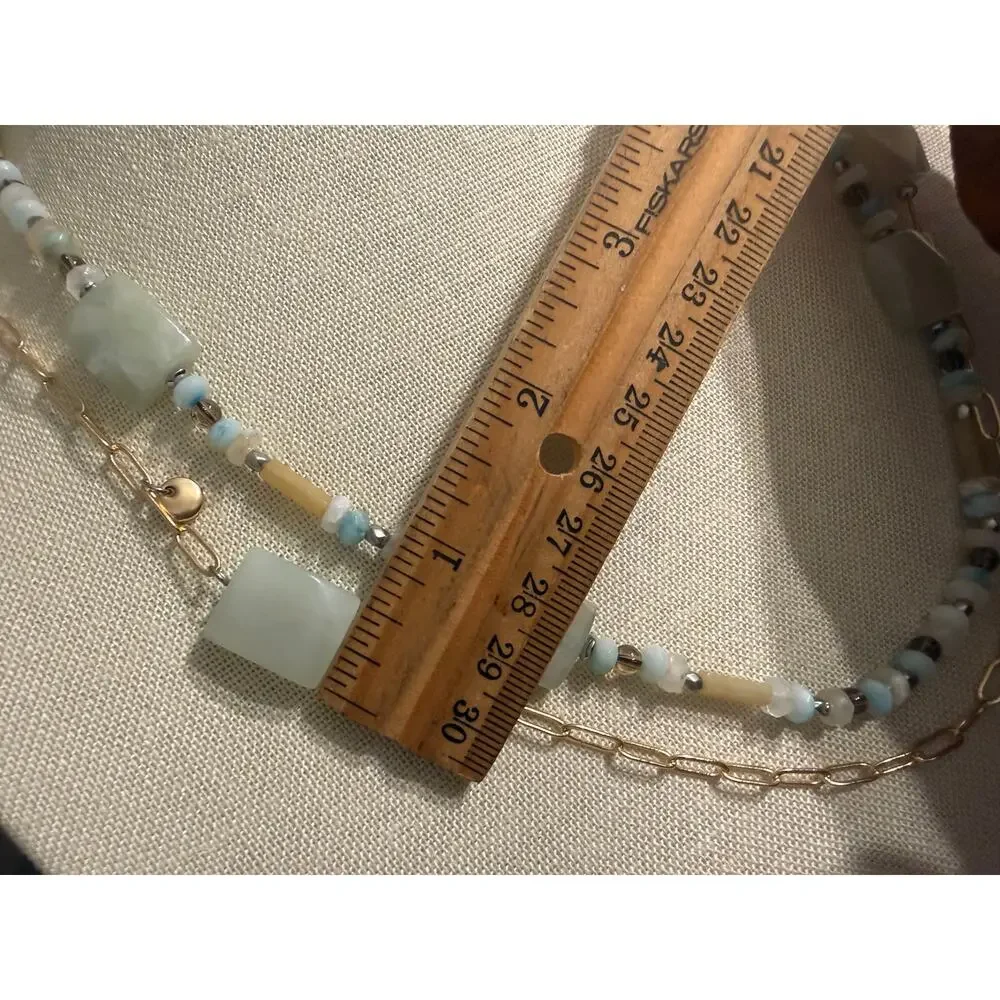 J. Jill Genuine Stone Necklace NWT Semi Precious Gemstone Boho